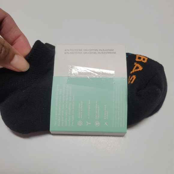 Bombas NWT Black Ancke socks 6 pairs. - Picture 6 of 11
